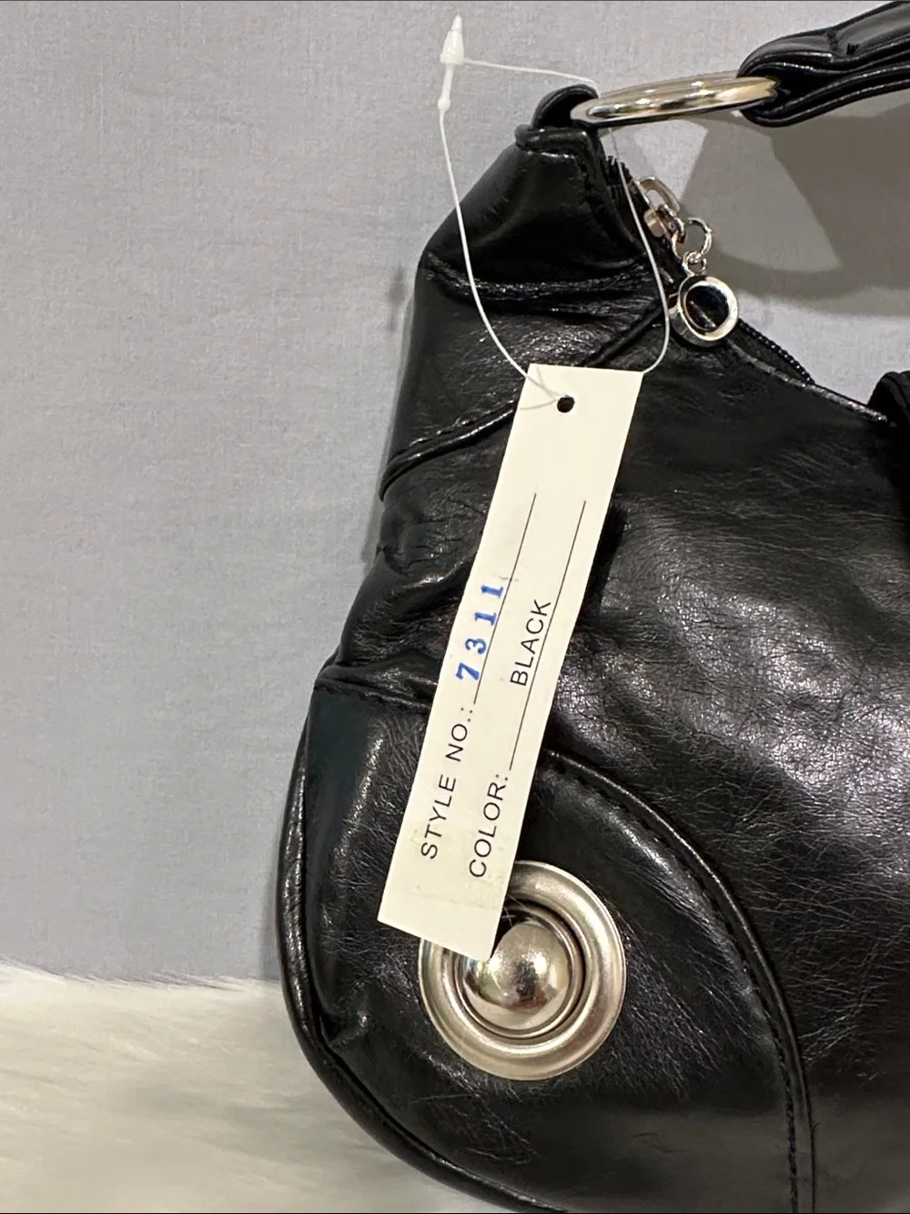 JC Fashion Black Studded Women's Hobo Bag NWT’S